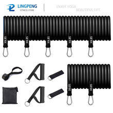 Load image into Gallery viewer, Fitness Resistance Rubber Band Yoga Elastic Band Upgrade Training Bar Set