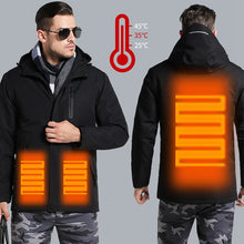 Load image into Gallery viewer, Winter Thick USB Heating Cotton Jackets