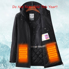 Load image into Gallery viewer, Winter Thick USB Heating Cotton Jackets