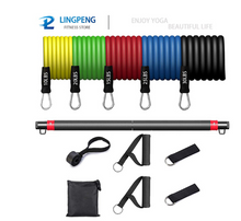 Load image into Gallery viewer, Fitness Resistance Rubber Band Yoga Elastic Band Upgrade Training Bar Set