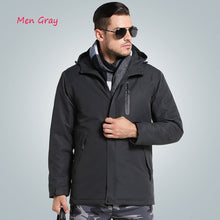 Load image into Gallery viewer, Winter Thick USB Heating Cotton Jackets