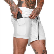 Load image into Gallery viewer, Mens 2 in 1 Fitness Running Shorts
