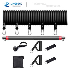 Load image into Gallery viewer, Fitness Resistance Rubber Band Yoga Elastic Band Upgrade Training Bar Set