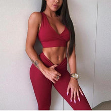 Load image into Gallery viewer, Seductive V Fitness 2 Piece Set
