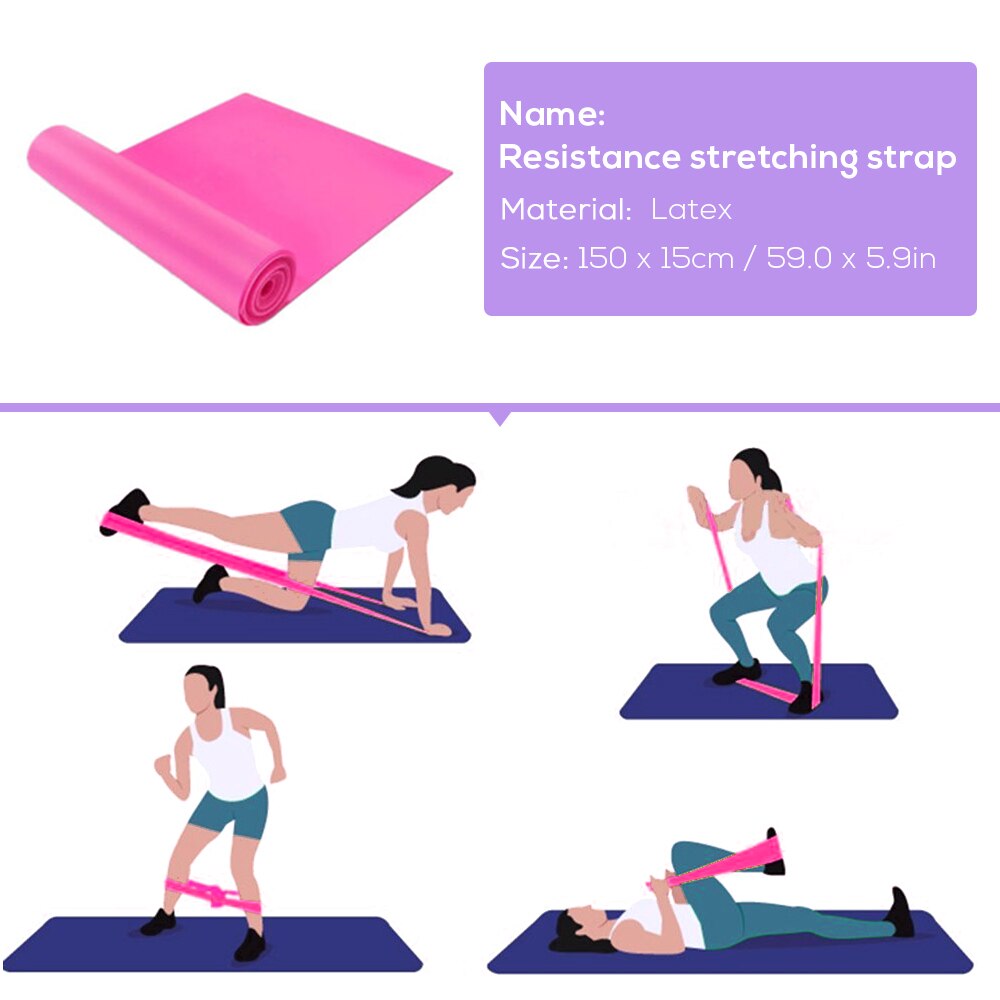 5pcs Yoga Accessories Set Yoga Ball Yoga Blocks Stretching Strap