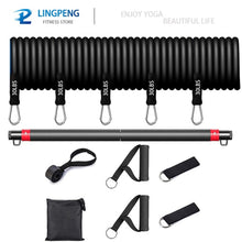 Load image into Gallery viewer, Fitness Resistance Rubber Band Yoga Elastic Band Upgrade Training Bar Set

