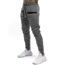 Load image into Gallery viewer, New Mens Jogger Zip pocket Sweatpants Man Gyms Workout Fitness Cotton Trousers Male Casual Fashion Skinny Track Pants Winter
