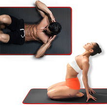 Load image into Gallery viewer, 10mm Yoga Mat Extra Thick 1830*610mm NRB Non-slip Pillow Mat For Men Women Fitness Tasteless Gym Exercise Pads Pilates Yoga Mat
