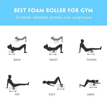 Load image into Gallery viewer, Yoga Column Gym Fitness Foam Roller
