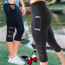 Load image into Gallery viewer, Women&#39;s sports tights with pockets
