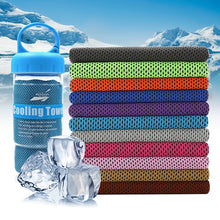 Load image into Gallery viewer, Microfiber Sport Towel Rapid Cooling Ice Face Towel Quick-Dry Beach Towels Summer Enduring Instant Chill Towels for Fitness Yoga
